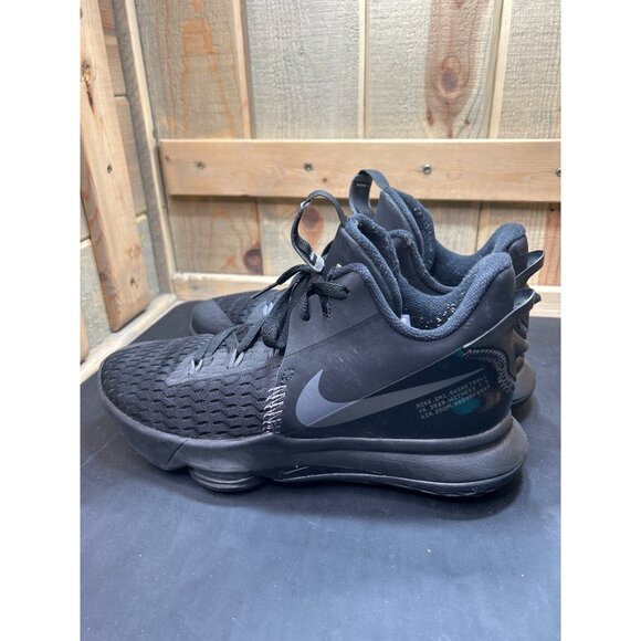 Nike LeBron Witness 5 Black Basketball Shoes Mens Size 10 Lightweight Breathable main image 5